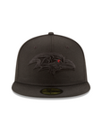Baltimore Ravens Black On Black 59Fifty Fitted