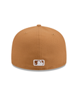 Los Angeles Dodgers Light Bronze On White 59Fifty Color Basic Fitted
