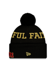 San Francisco 49ers Faithful To The Bay Black Pom Knit Beanie