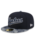 New York Yankees Navy Pattern Denim 2 Tone 1949 World Series SP 59Fifty Fitted