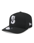 Seattle Mariners Black On White 9Fifty A-Frame Snapback