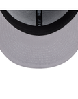 Atlanta Braves Black On Black White Outline 59Fifty Color Basic Fitted