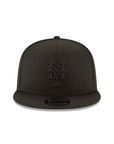 New York Mets Black on Black MLB Basic 9Fifty Snapback