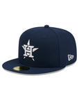 Houston Astros Oceanside Blue On White 59Fifty Color Basic Fitted