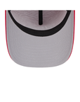San Francisco 49ers Scarlet Red On White 9Forty A-Frame Snapback