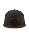 Kansas City Chiefs Black On Black 59Fifty Fitted