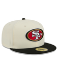 San Francisco 49ers Chrome Team Color 59Fifty Color Basic Fitted
