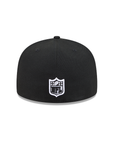 San Francisco 49ers Black On Black White Outline 59Fifty Color Basic Fitted