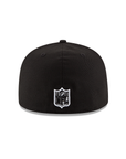 New York Giants Black On Black White Outline 59Fifty Fitted