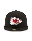 Kansas City Chiefs Black Team 59Fifty Fitted