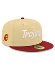 University Of Southern California USC Trojans Vegas Gold Cardinal 2 Tone Alternate Logo SP 59Fifty Fitted