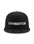 Utah Hockey Club Wordmark State Outline SP NHL Black 59Fifty Fitted