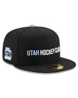 Utah Hockey Club Wordmark State Outline SP NHL Black 59Fifty Fitted