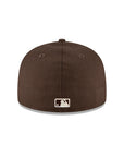 Los Angeles Dodgers Walnut Brown On White 59Fifty Fitted