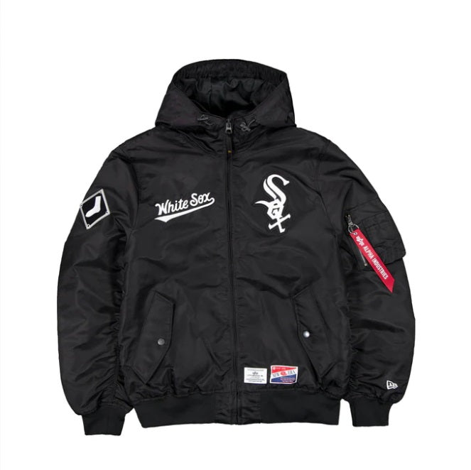 New Era X Alpha Industries Chicago White Sox L-2B Hooded New Era X Alpha Industries Chicago White Sox L-2B Hooded