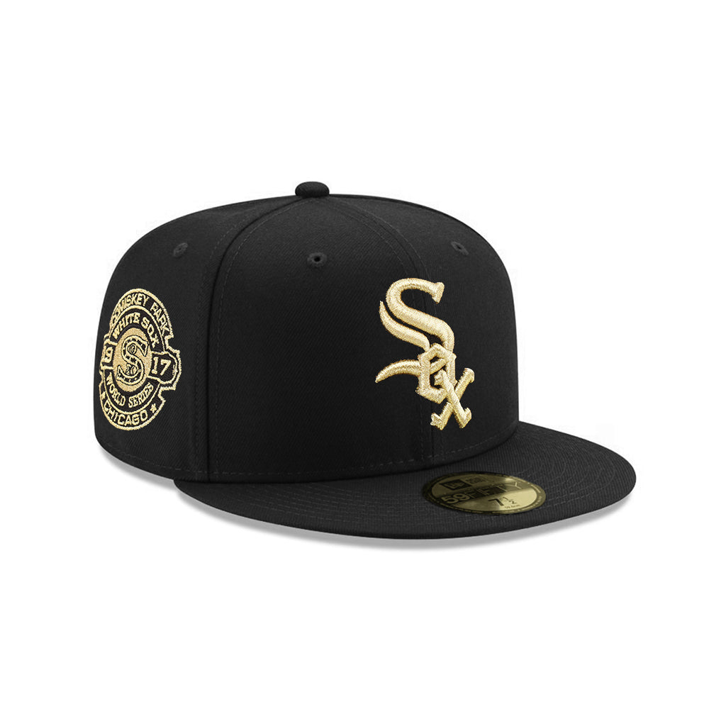 Chicago White Sox Black Metallic Gold 1917 World Series SP 59Fifty