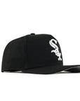 Chicago White Sox Black On White 9Fifty A-Frame Snapback
