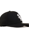 Chicago White Sox Black On White 9Forty M-Crown A-Frame Snapback