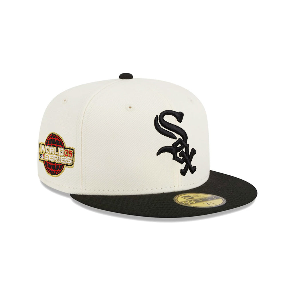 Chicago White Sox Chrome Black 2 Tone 2005 World Series SP 59Fifty