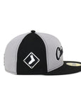 Chicago White Sox Black Gray Pin Wheel Alternate Logo SP 59Fifty Fitted