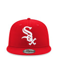 Chicago White Sox Scarlet Red On White Logo Grand 9Fifty Snapback