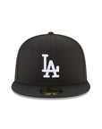 Los Angeles Dodgers Black On White 2024 World Series Champions SP 59Fifty Fitted