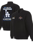 Los Angeles Dodgers Eight-Time World Series Champions Black Wool Reversible Jacket