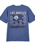 Los Angeles Dodgers World Series Champions 2024 Roster Franklin '47 Brand Tee