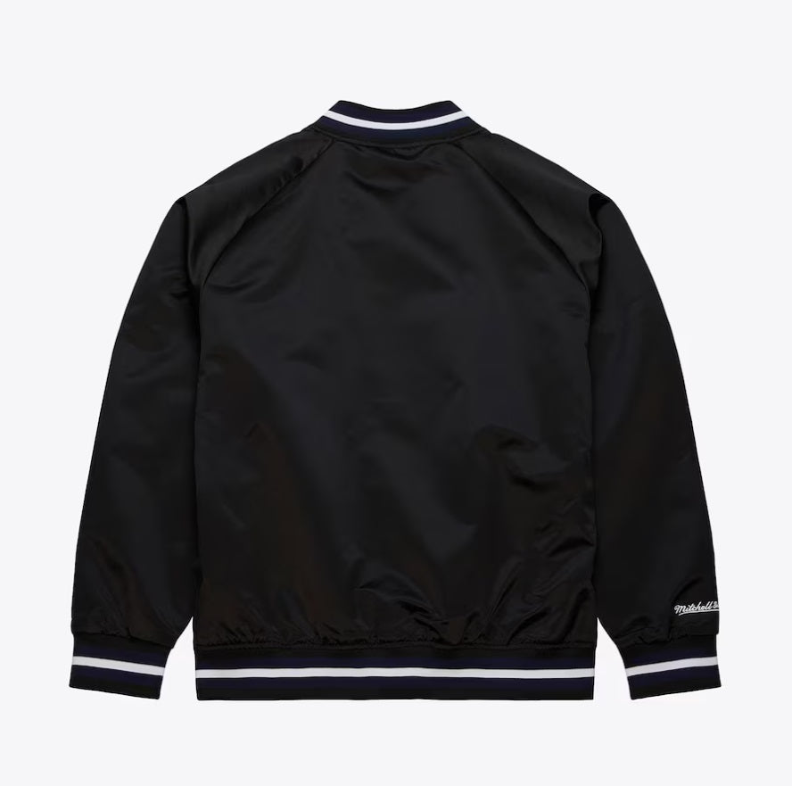 Mitchell & Ness New York Yankees Lightweight Black Satin Jacket