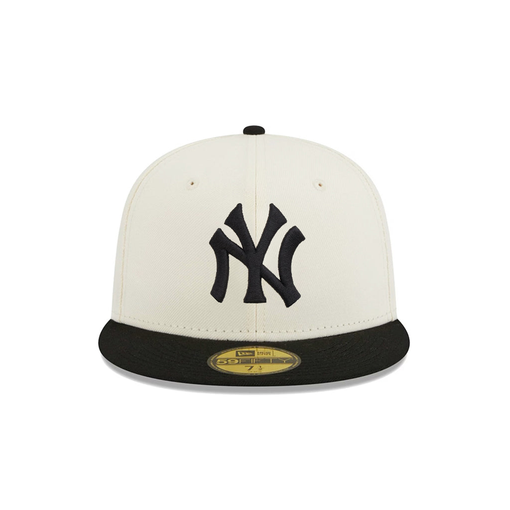 New York Yankees Chrome Black 2 Tone 50th Anniversary SP 59Fifty Fitted