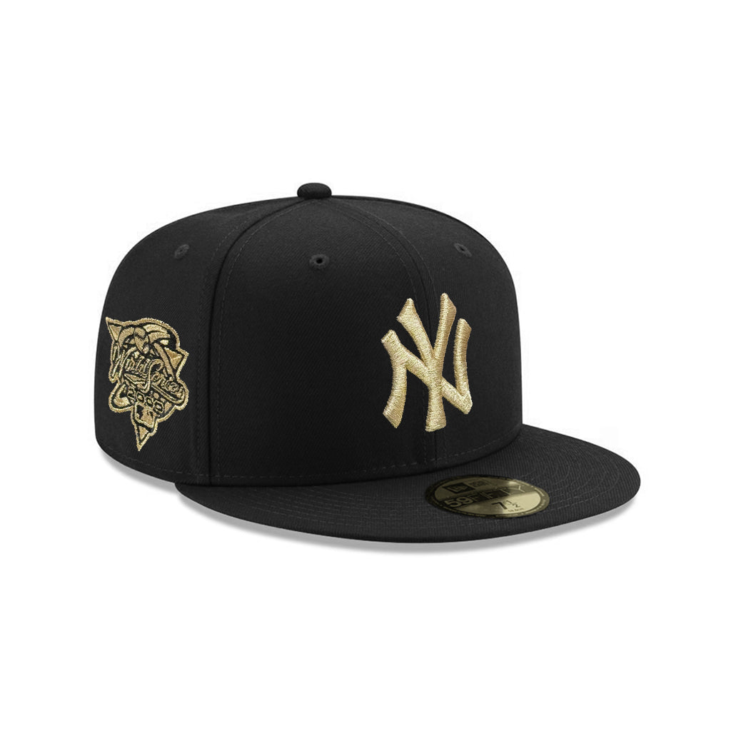 New York Yankees Black Metallic Gold 2000 World Series SP 59Fifty Fitted, image size:1024x1024