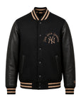 New Era New York Yankees Bronx Bombers Heritage Black Varsity Jacket