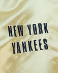 Mitchell & Ness New York Yankees Lightweight Gold Satin Jacket