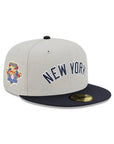 New York Yankees Cooperstown Gray Navy 2 Tone American League 100 Season SP 59Fifty Fitted