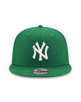 New York Yankees Kelly Green On White 9Fifty Snapback