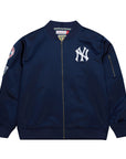 Mitchell & Ness New York Yankees Lightweight Satin Bomber Jacket