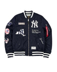 New Era X Alpha Industries New York Yankees MA-1 Bomber Jacket Navy