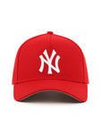 New York Yankees Scarlet Red On White 9Forty A-Frame Snapback