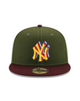 New York Yankees Green Maroon 2 Tone 1996 World Series SP 59Fifty Fitted