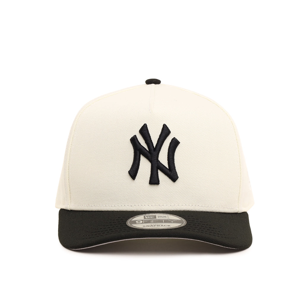 New York Yankees Chrome Black 2 Tone 9Fifty A-Frame Snapback