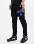 Pro Standard Black Los Angeles Dodgers Stacked Logo Sweatpants