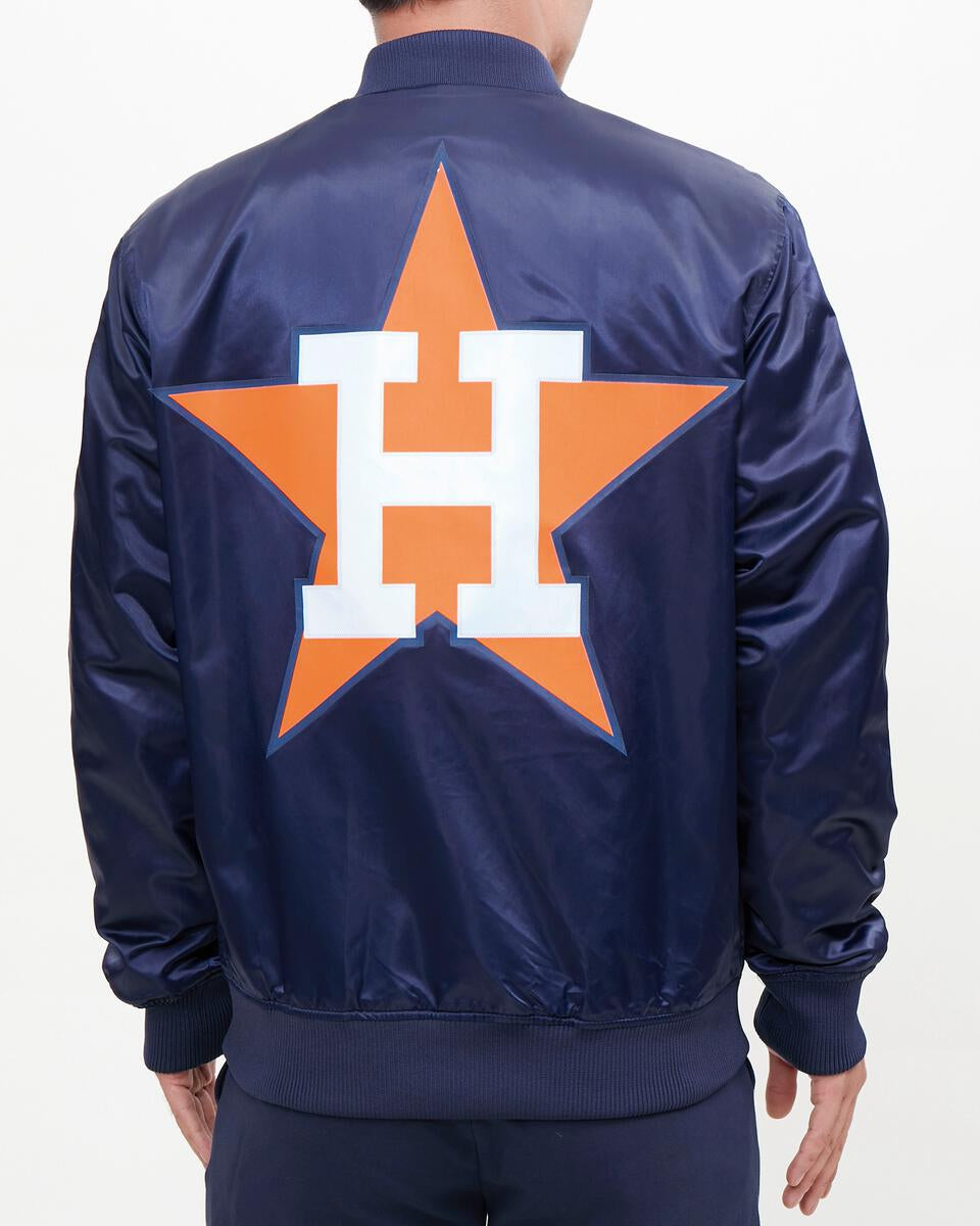 Pro Standard Houston Astros Big Logo Satin Jacket