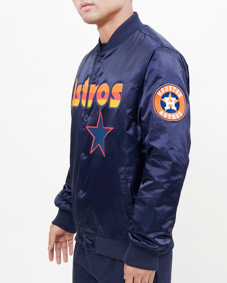 Pro Standard Houston Astros Big Logo Satin Jacket