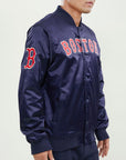 Pro Standard Boston Red Sox Wordmark Satin Jacket