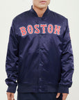 Pro Standard Boston Red Sox Wordmark Satin Jacket