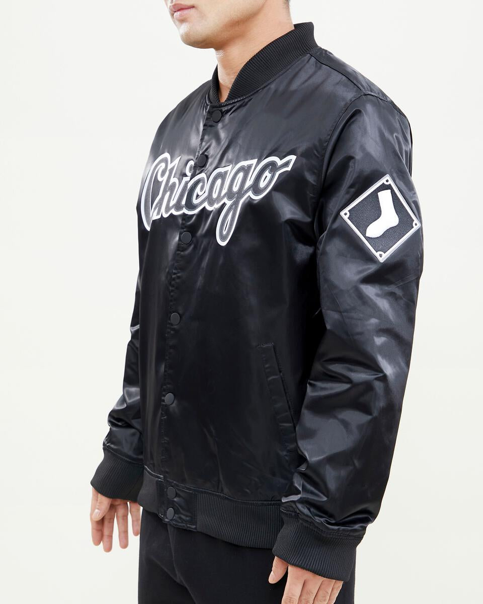 Pro Standard Chicago White Sox Wordmark Satin Jacket