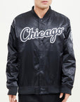Pro Standard Chicago White Sox Wordmark Satin Jacket