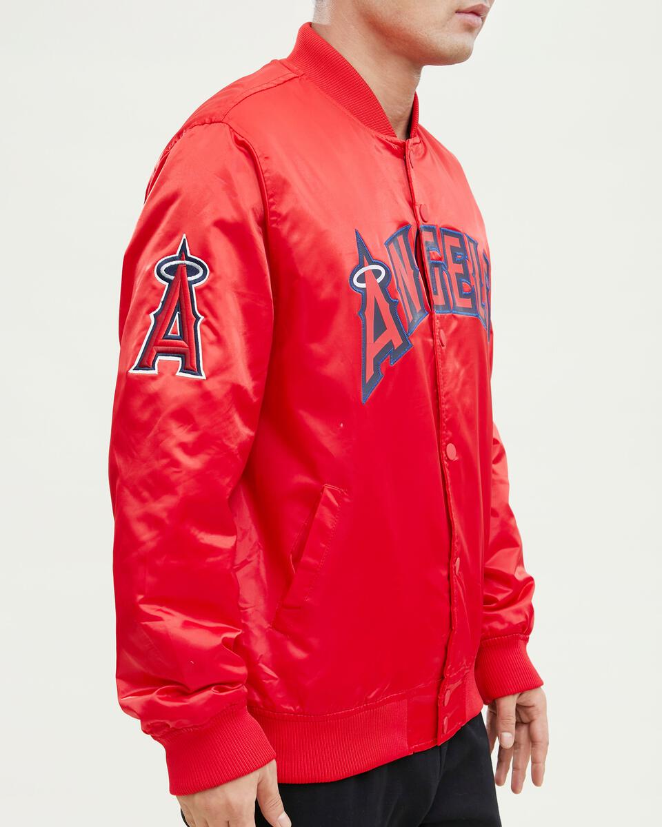 Pro Standard Los Angeles Angels of Anaheim Wordmark Satin Jacket