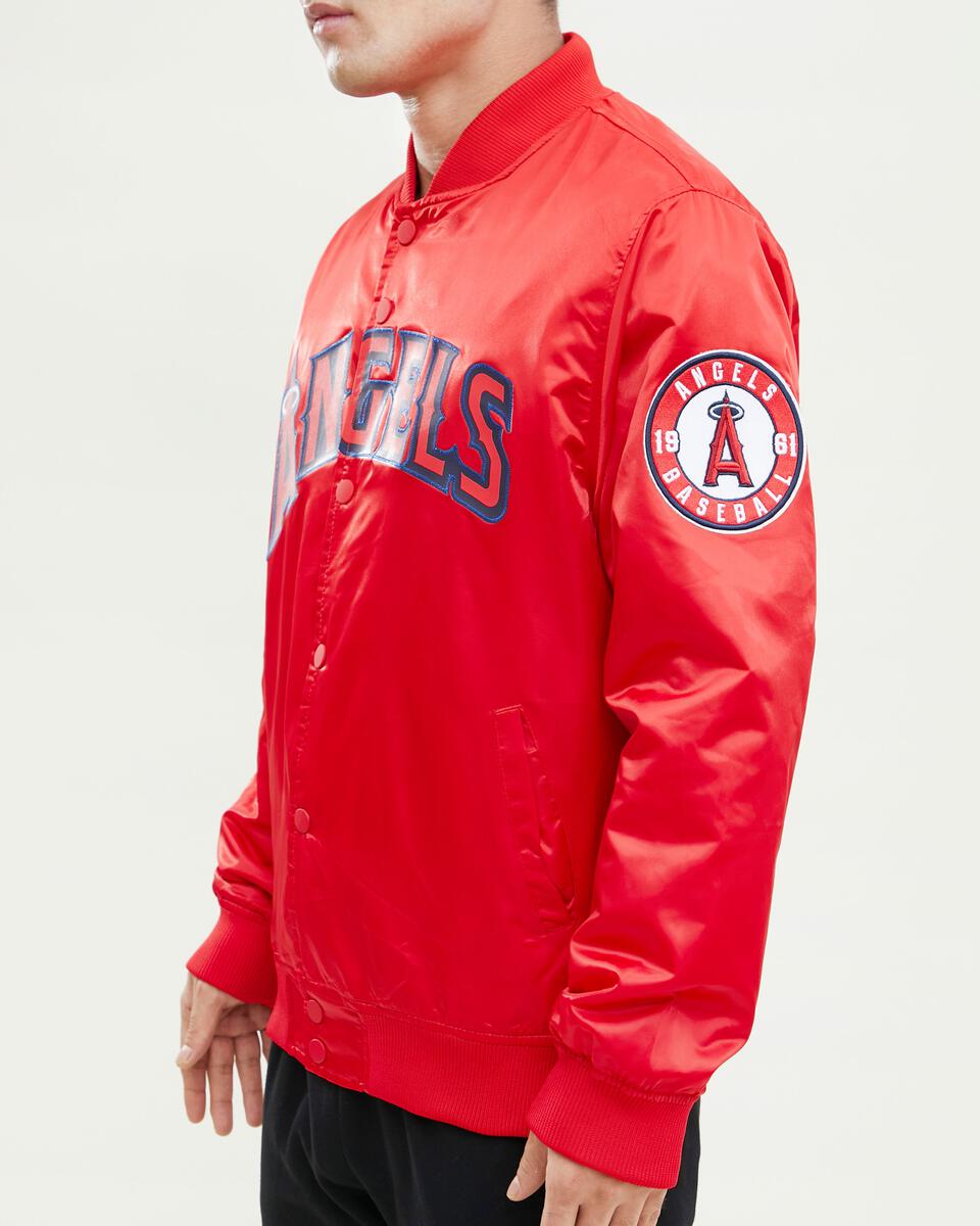 Pro Standard Los Angeles Angels of Anaheim Wordmark Satin Jacket