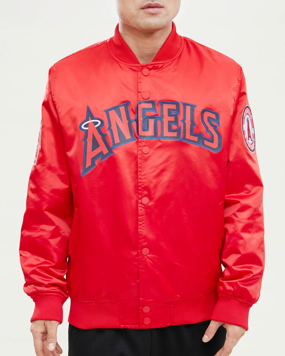 Pro Standard Los Angeles Angels of Anaheim Wordmark Satin Jacket